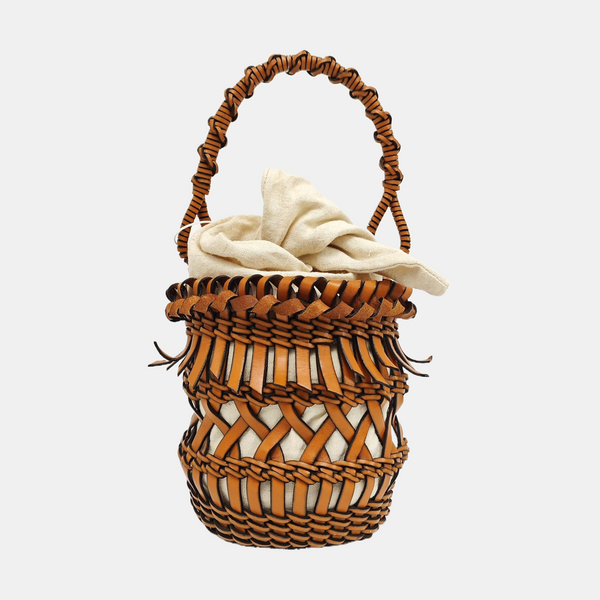 Bucket Small Calfskin Brown