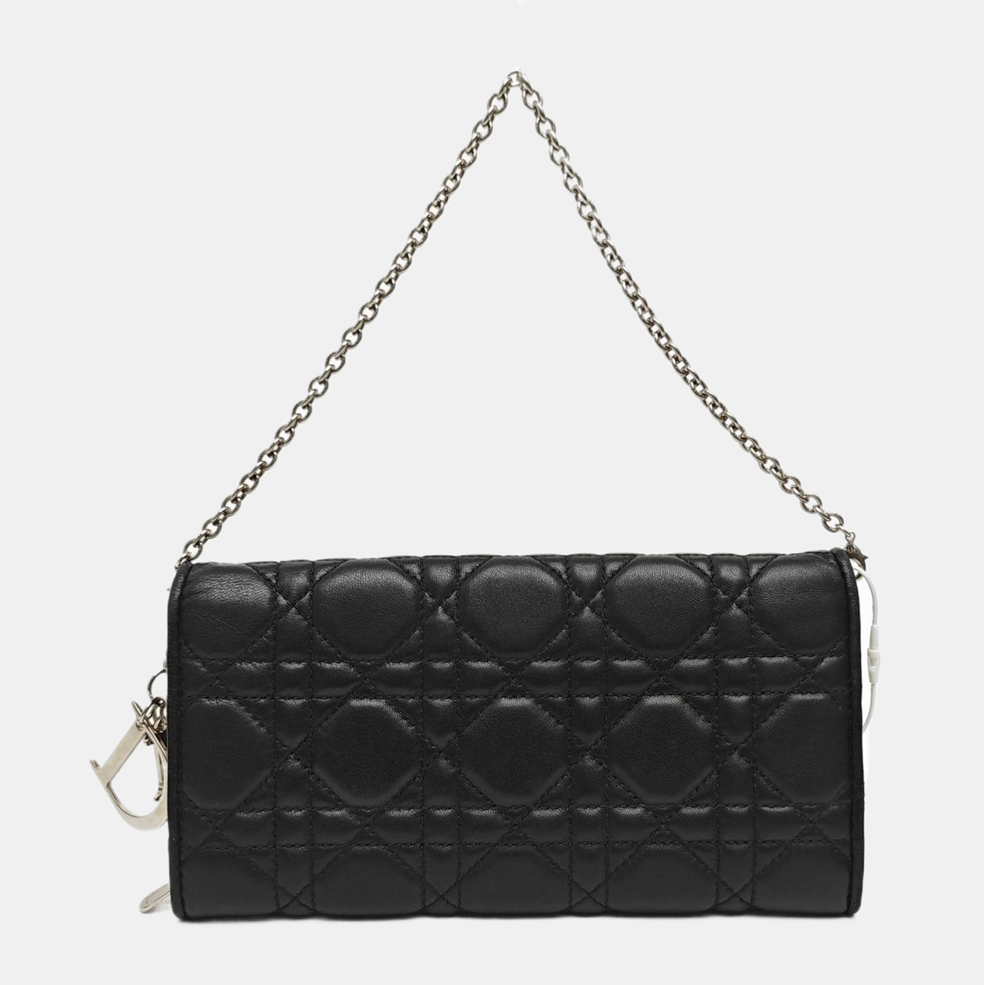 Lady Dior Small Cannage Lambskin Black