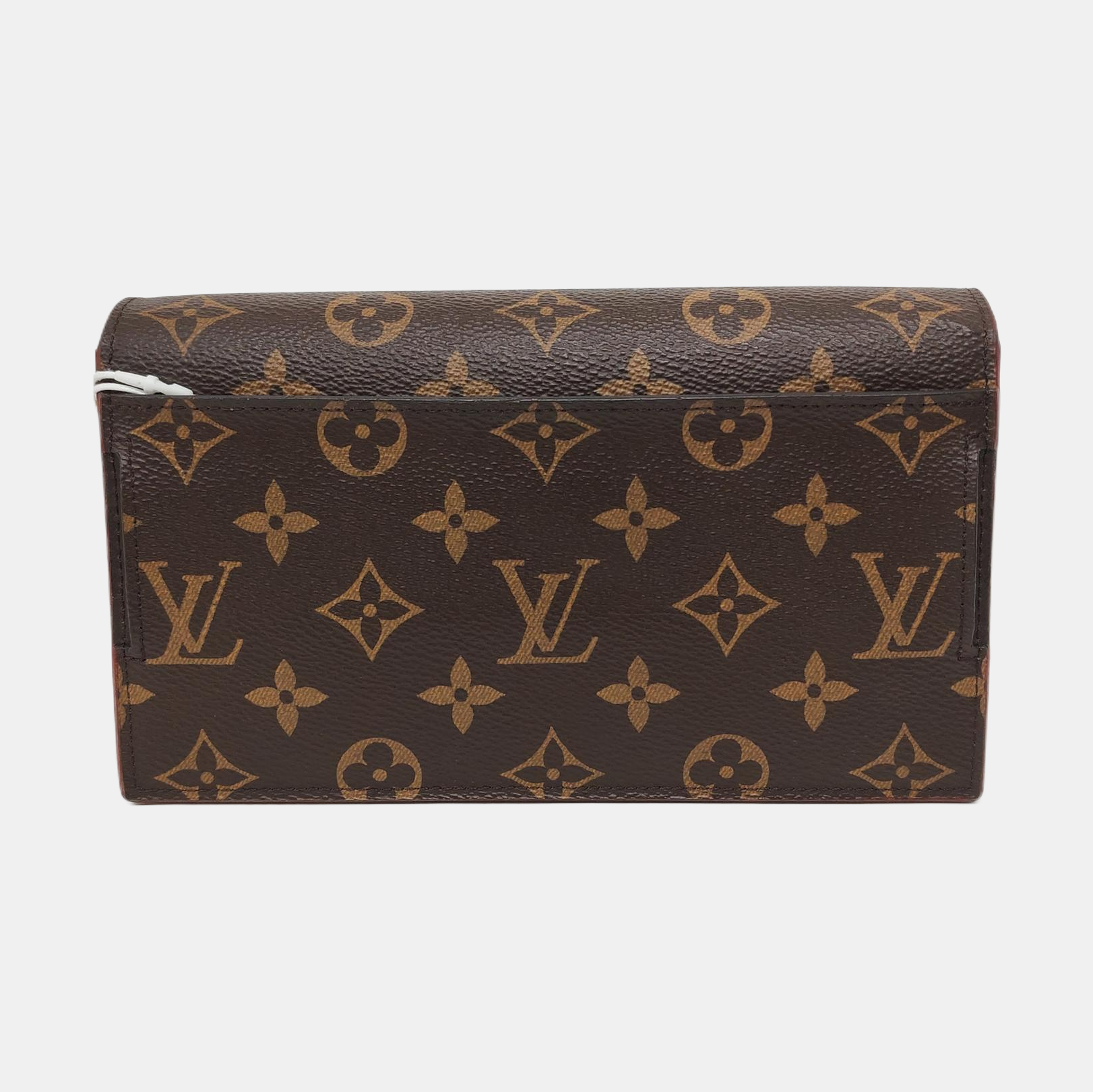 S LOCK Monogram Coated Canvas Brown