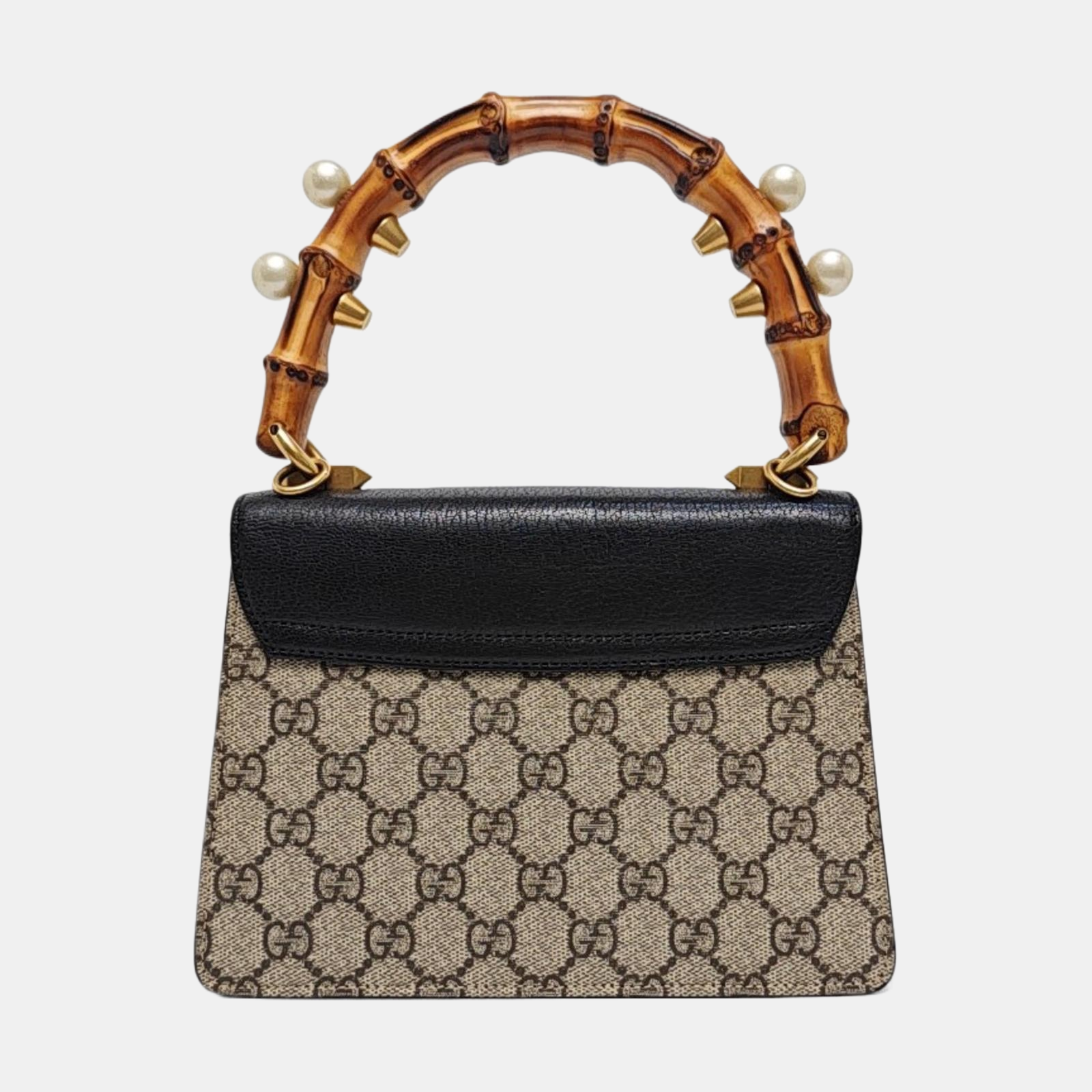 Monogram Coated Canvas Shoulder Bag Beige