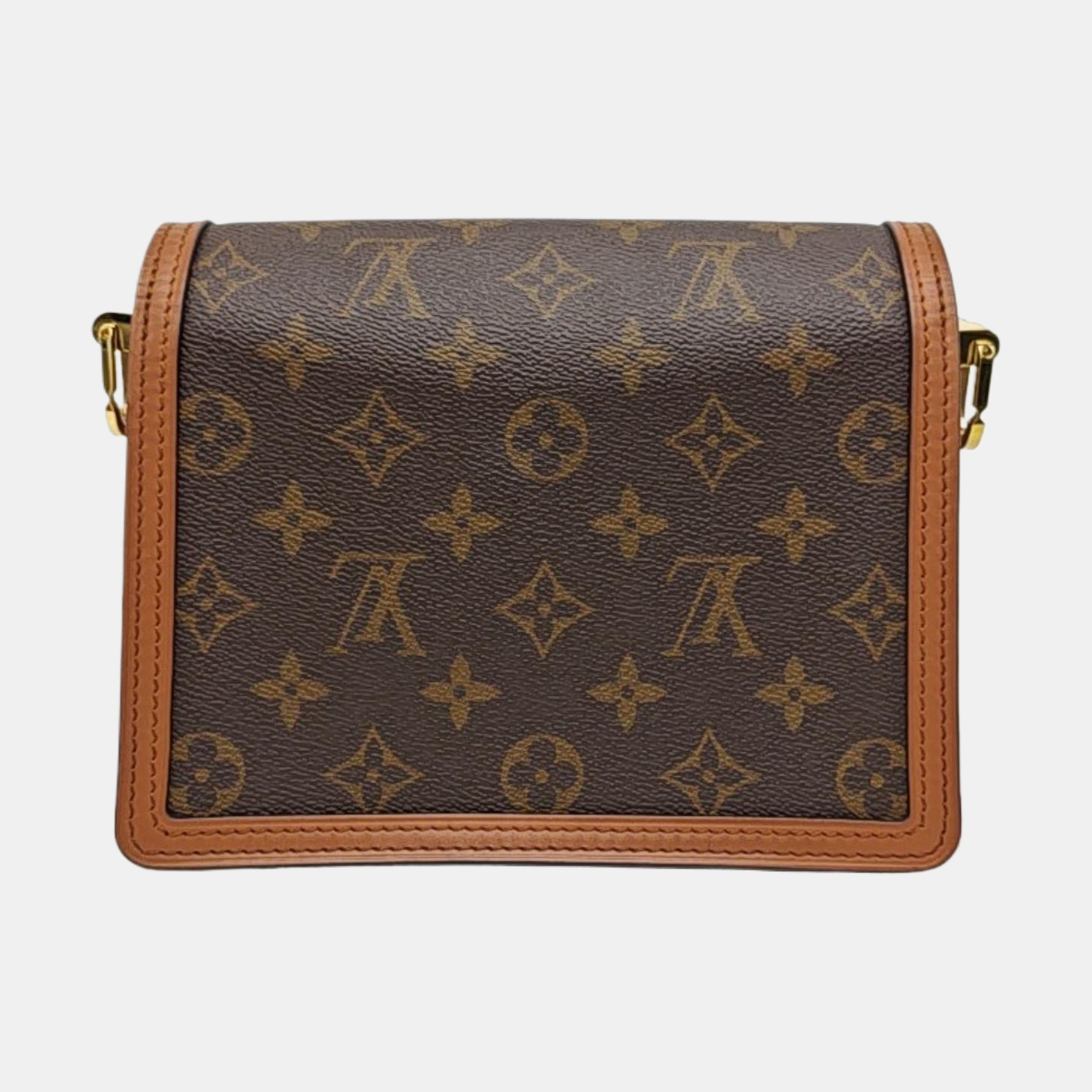 DAUPHINE Mini Monogram Coated Canvas Brown