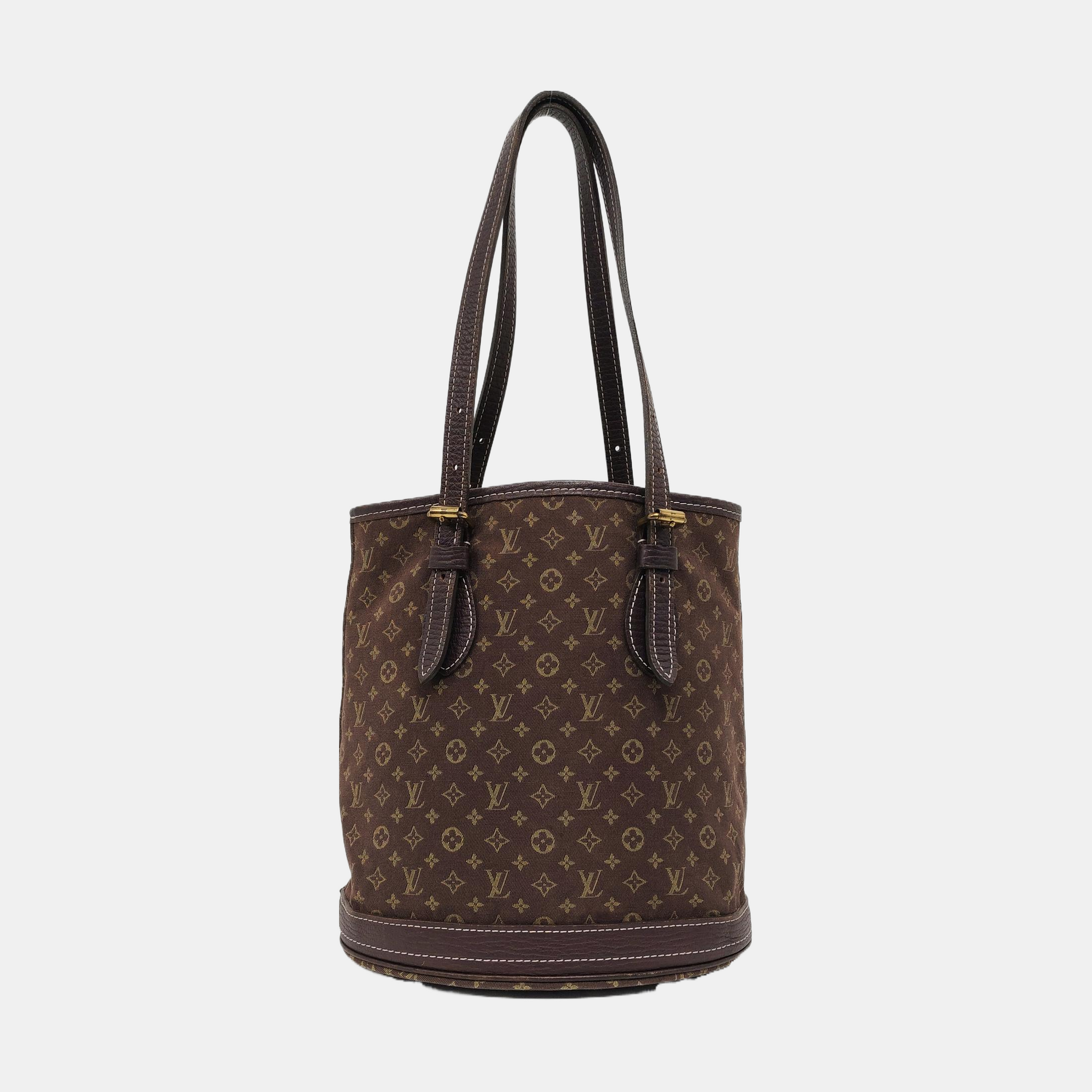BUCKET PM Monogram Canvas Brown