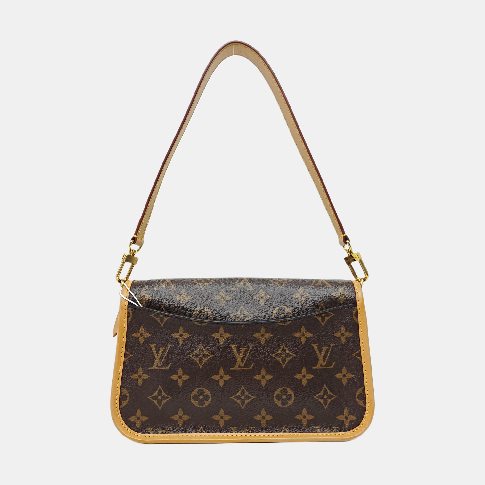 DIANE Monogram Coated Canvas Brown
