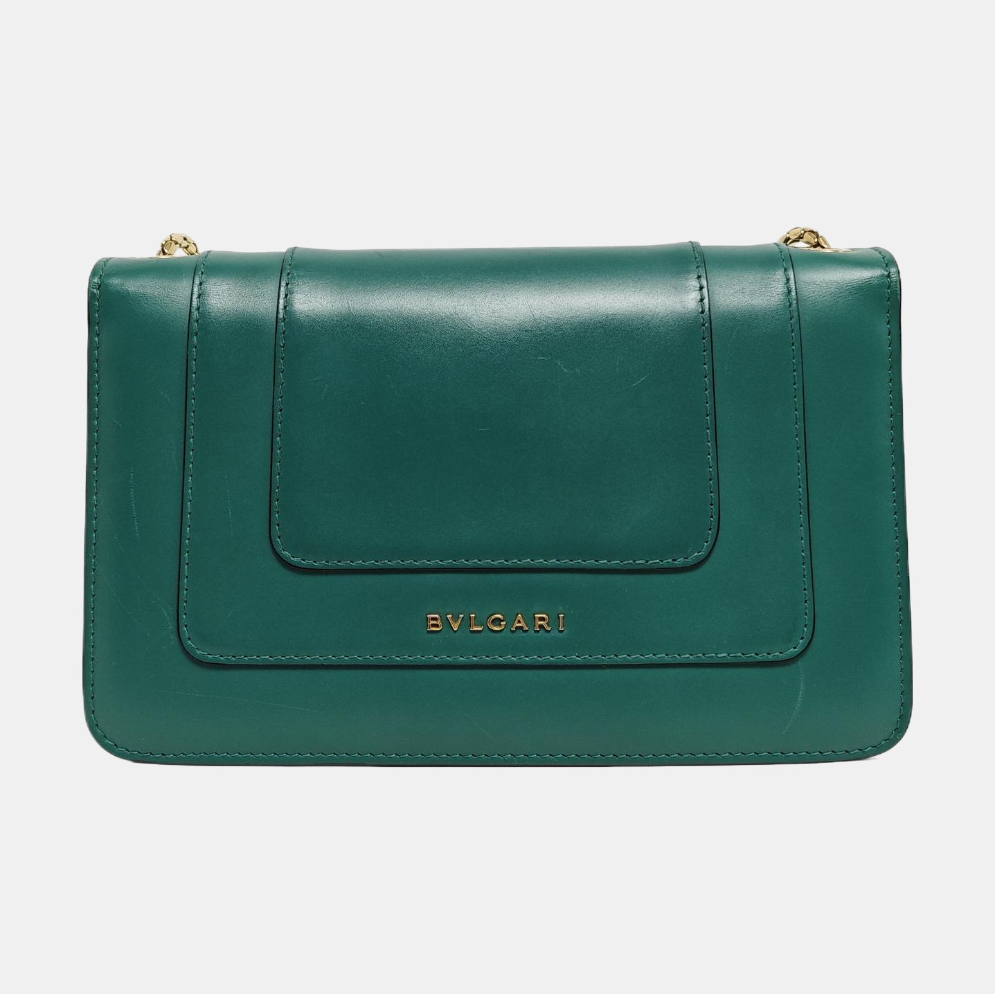 SERPENTI FOREVER Small Calfskin Green
