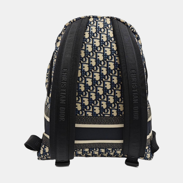 Diortravel Oblique Canvas Blue