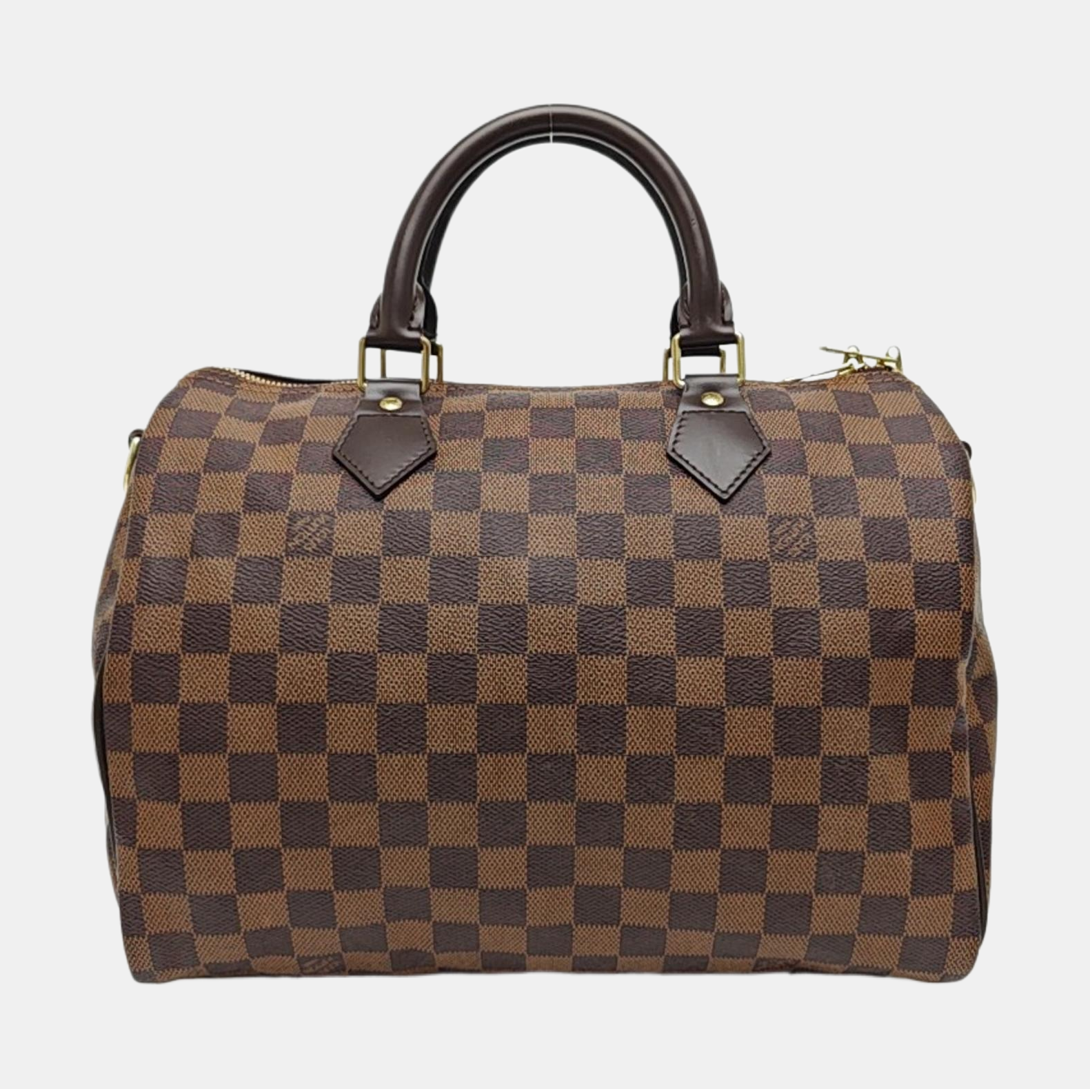 SPEEDY 30 Damier Ebene Coated Canvas Brown