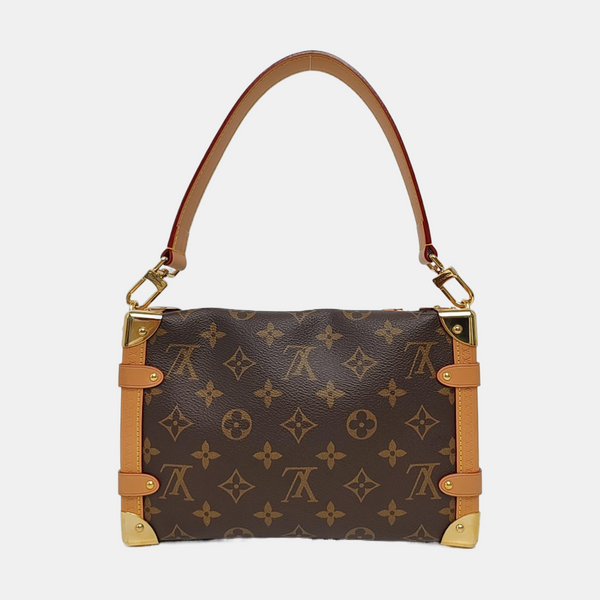 SIDE TRUNK MM Monogram Coated Canvas Brown