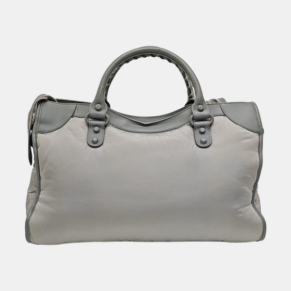 Classic Metallic Edge City Medium Nylon Gray