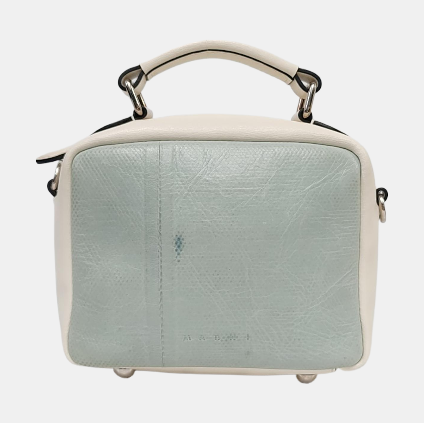 Leather Crossbody Bag Blue