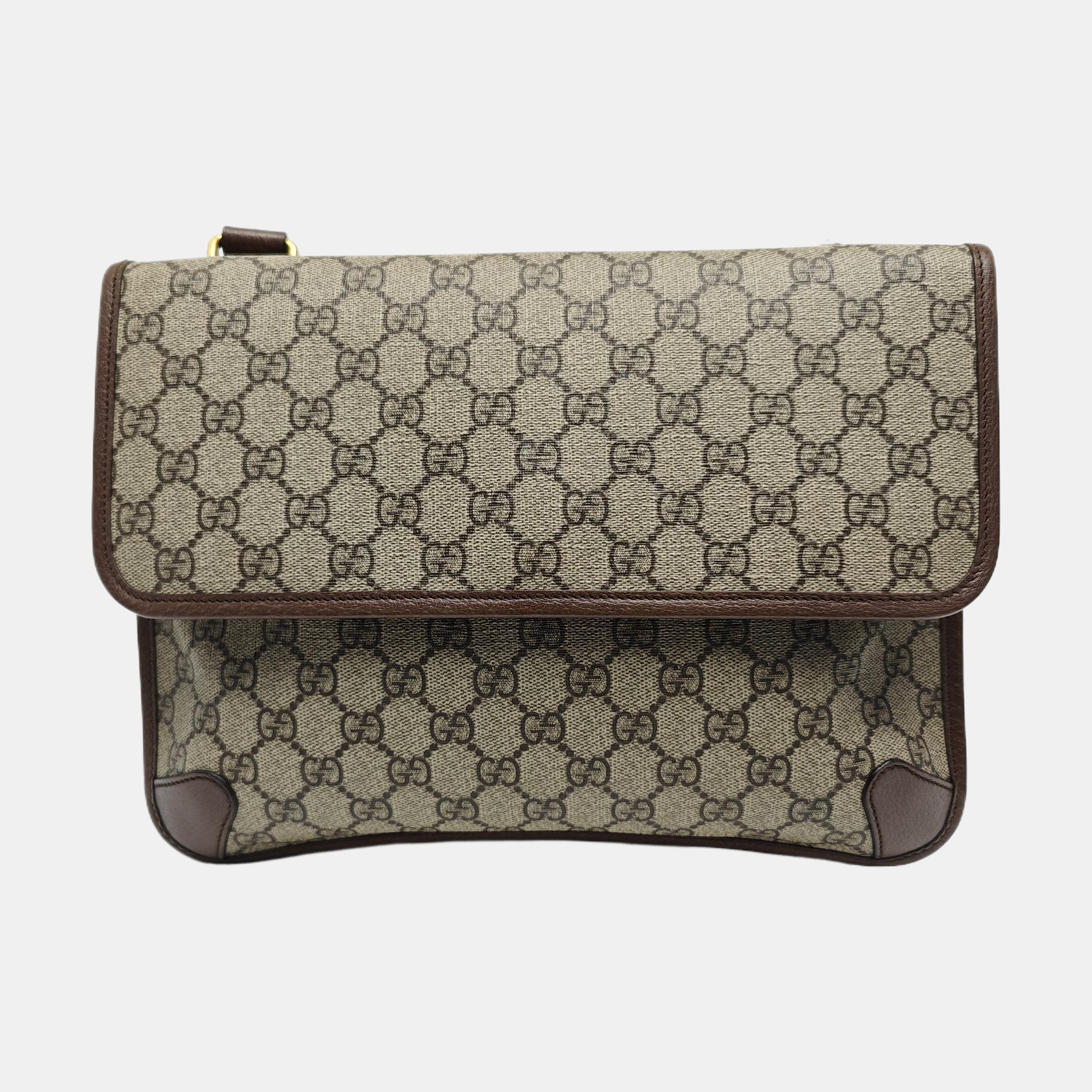 Neo Vintage Large Monogram Coated Canvas Brown