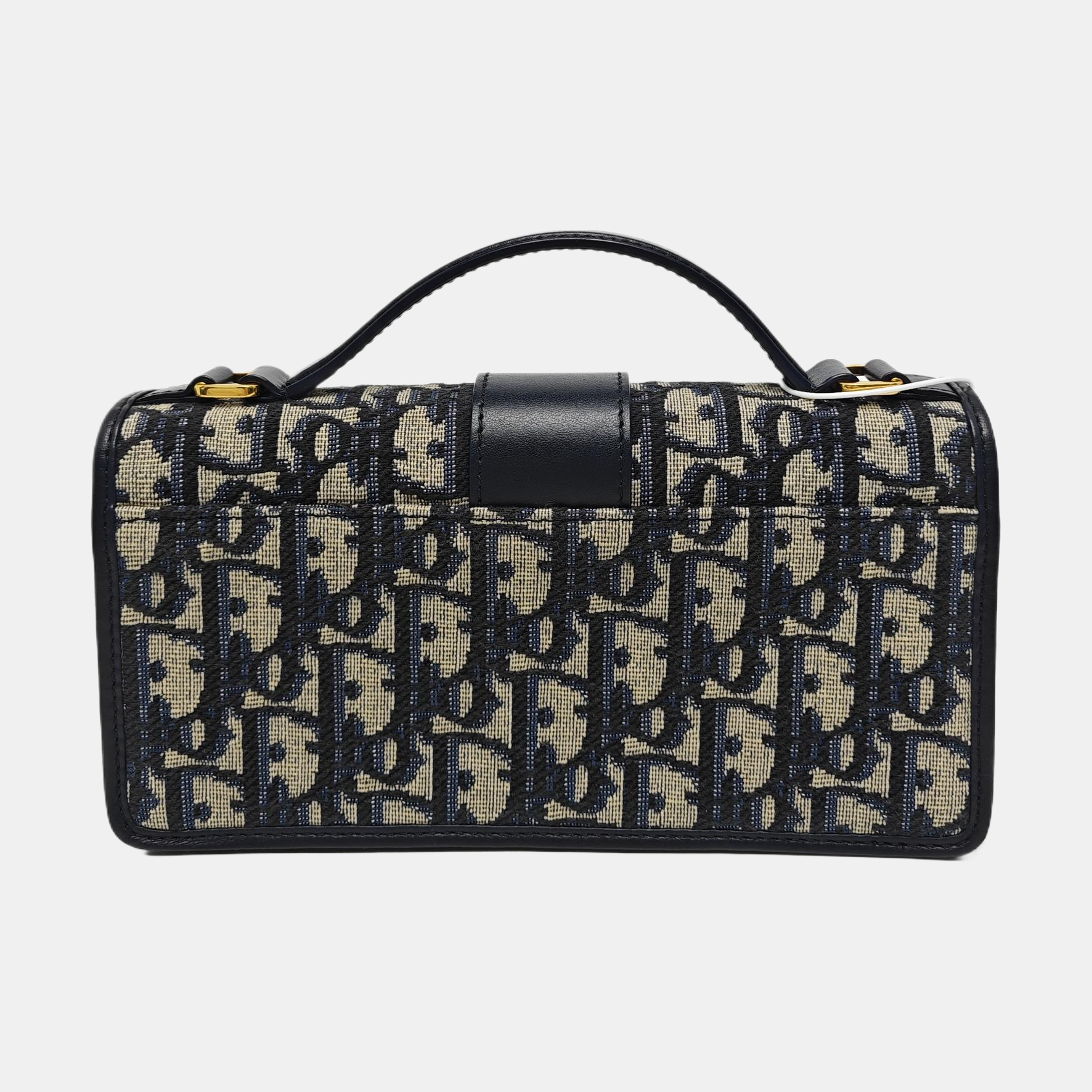 Oblique Canvas Shoulder Bag Blue