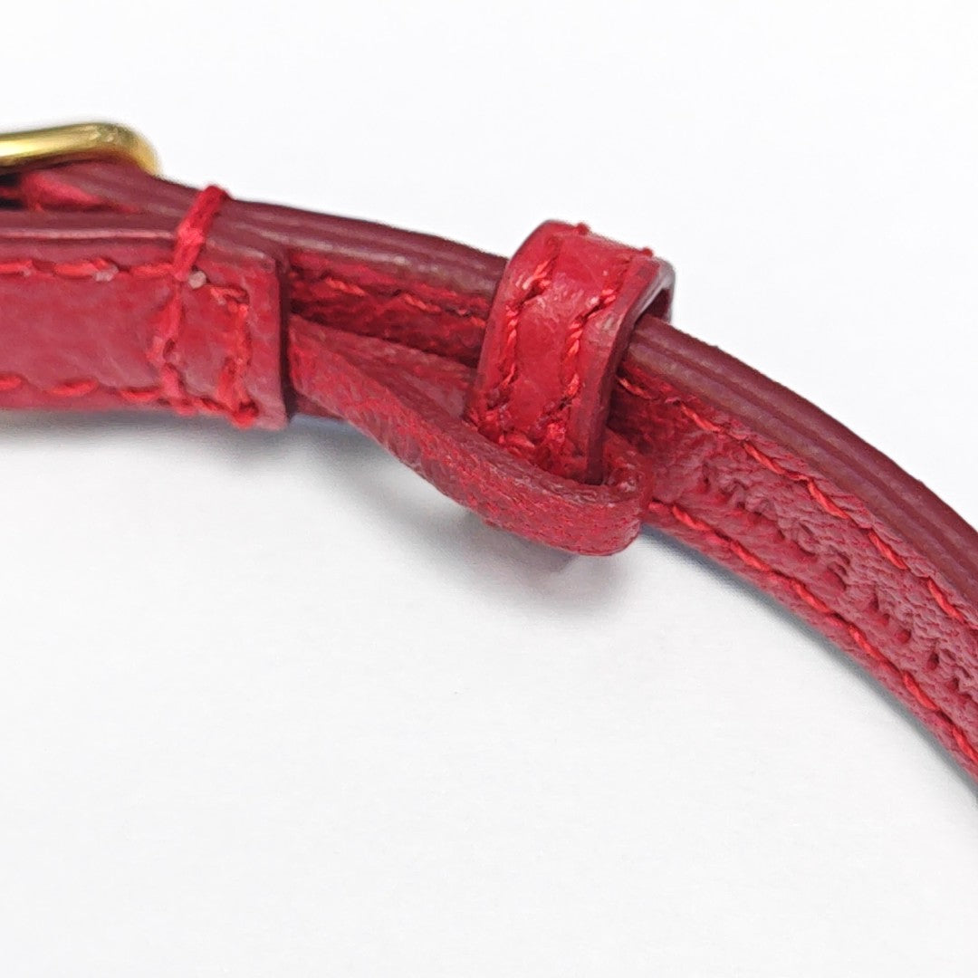 Leather Red Bracelet