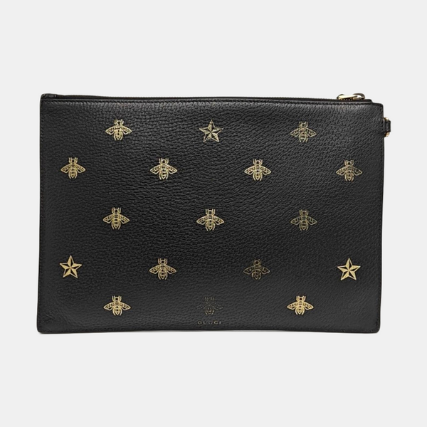 Calfskin Clutch Black