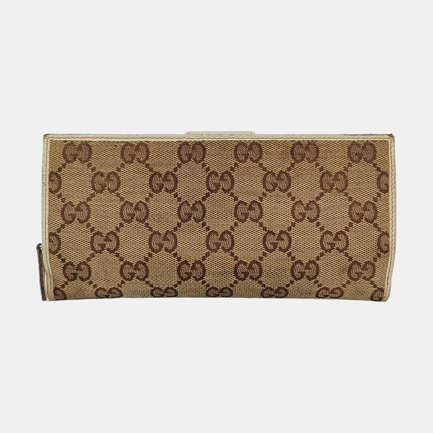 Monogram Canvas Wallet Beige