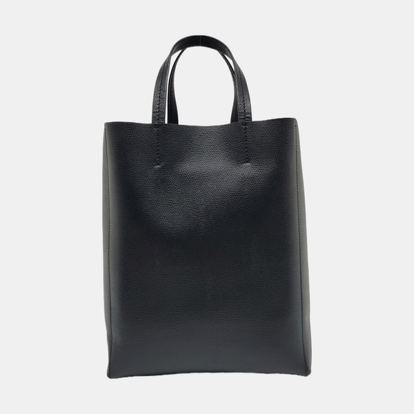 Authenticated pre-owned  VERTICAL CABAS Small Calfskin Black - Tote Bag at Looply