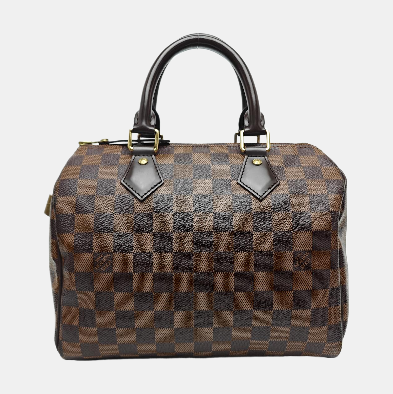 SPEEDY 25 Damier Ebene Coated Canvas Brown