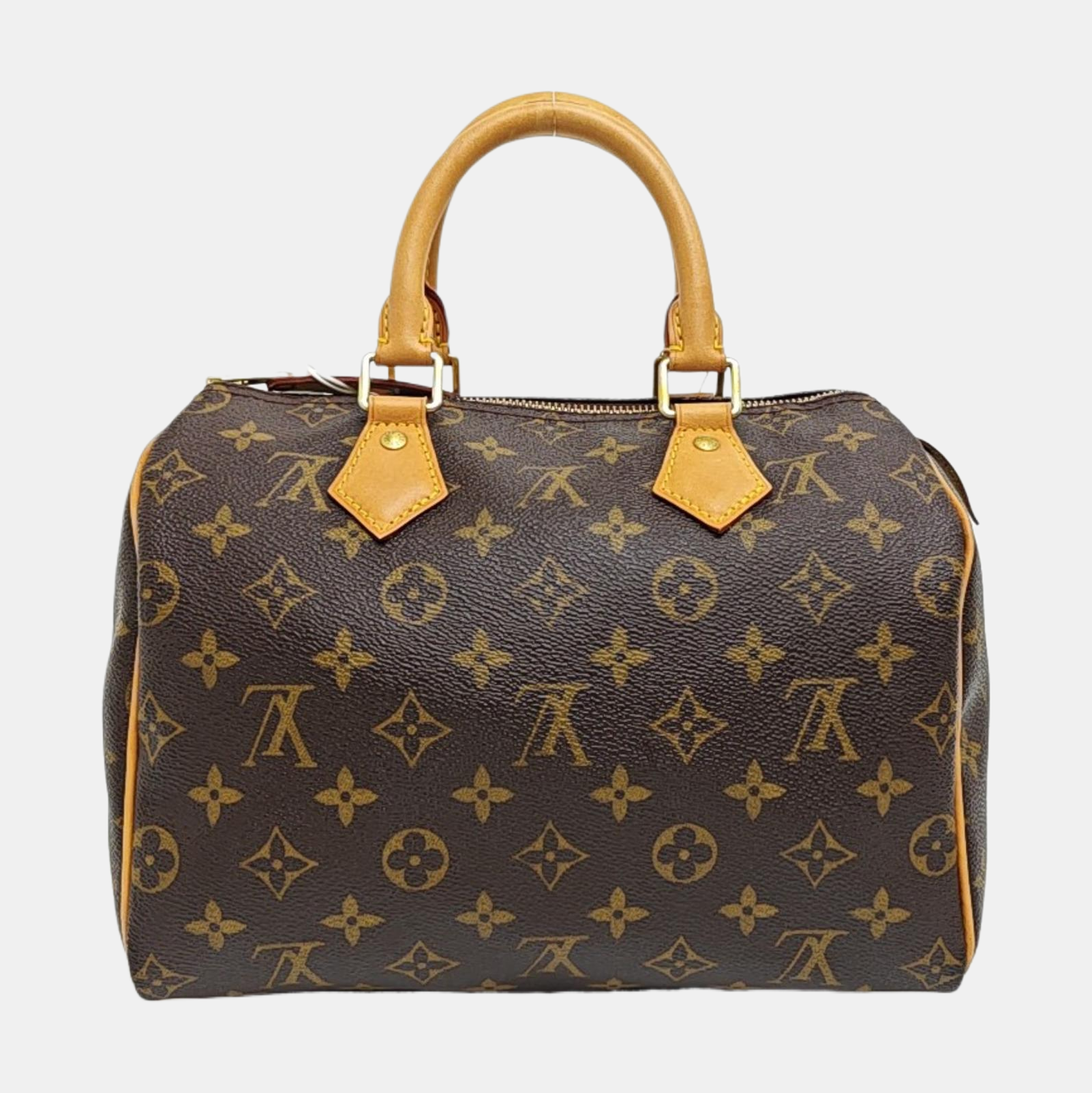 SPEEDY 25 Monogram Coated Canvas Brown