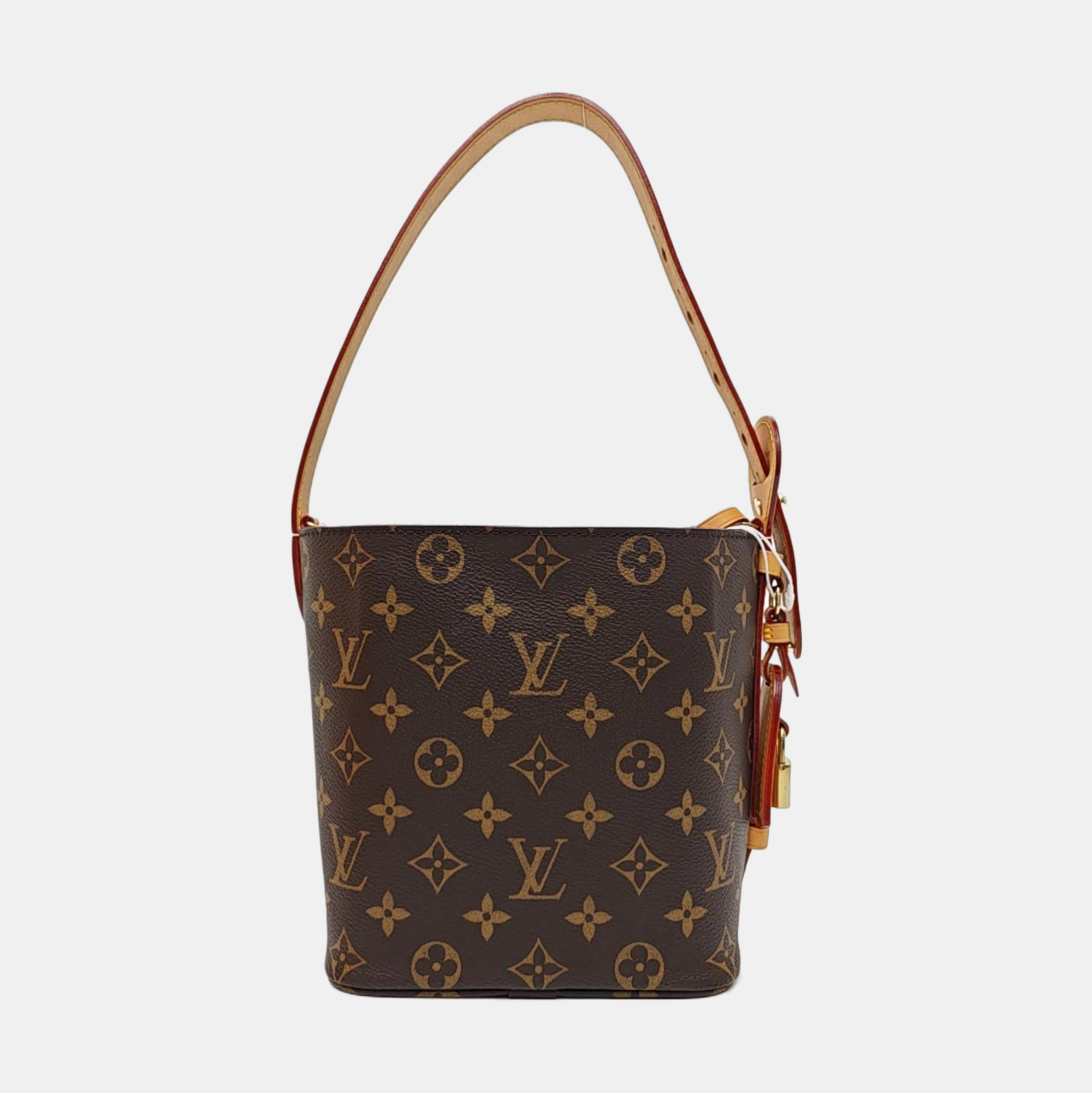 ALL IN Monogram Coated Canvas Brown