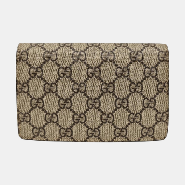 Dionysus Super Mini Monogram Coated Canvas Beige