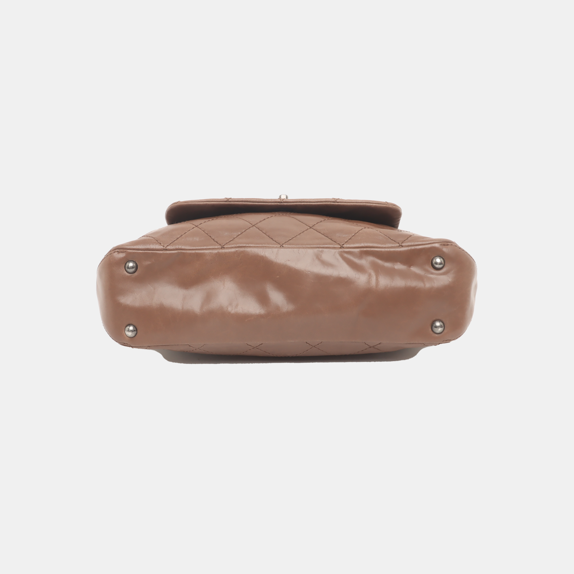 Quilted Calfskin Brown