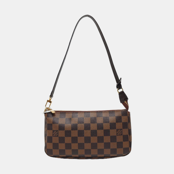 ACCESSOIRES Damier Ebene Coated Canvas Brown