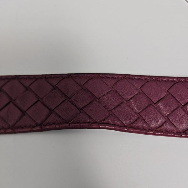 Leather Belt Purple