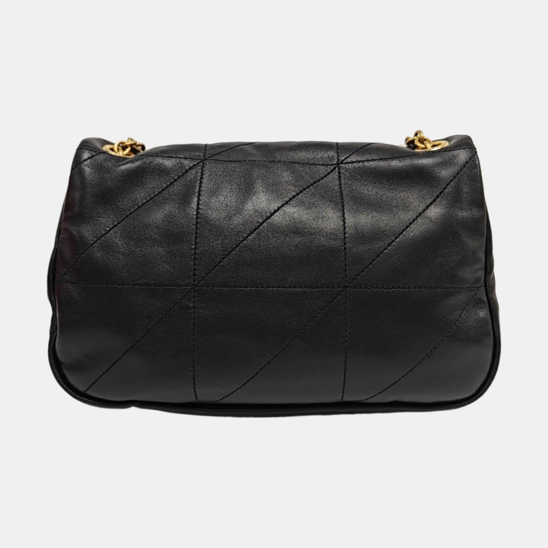 JAMIE Small Quilted Lambskin Black