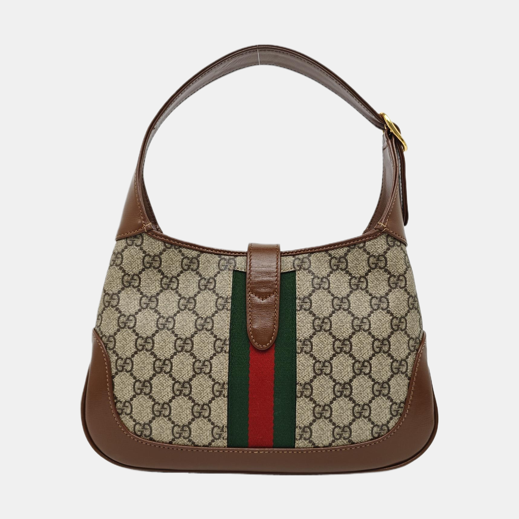 Jackie 1961 Small Monogram Coated Canvas Beige