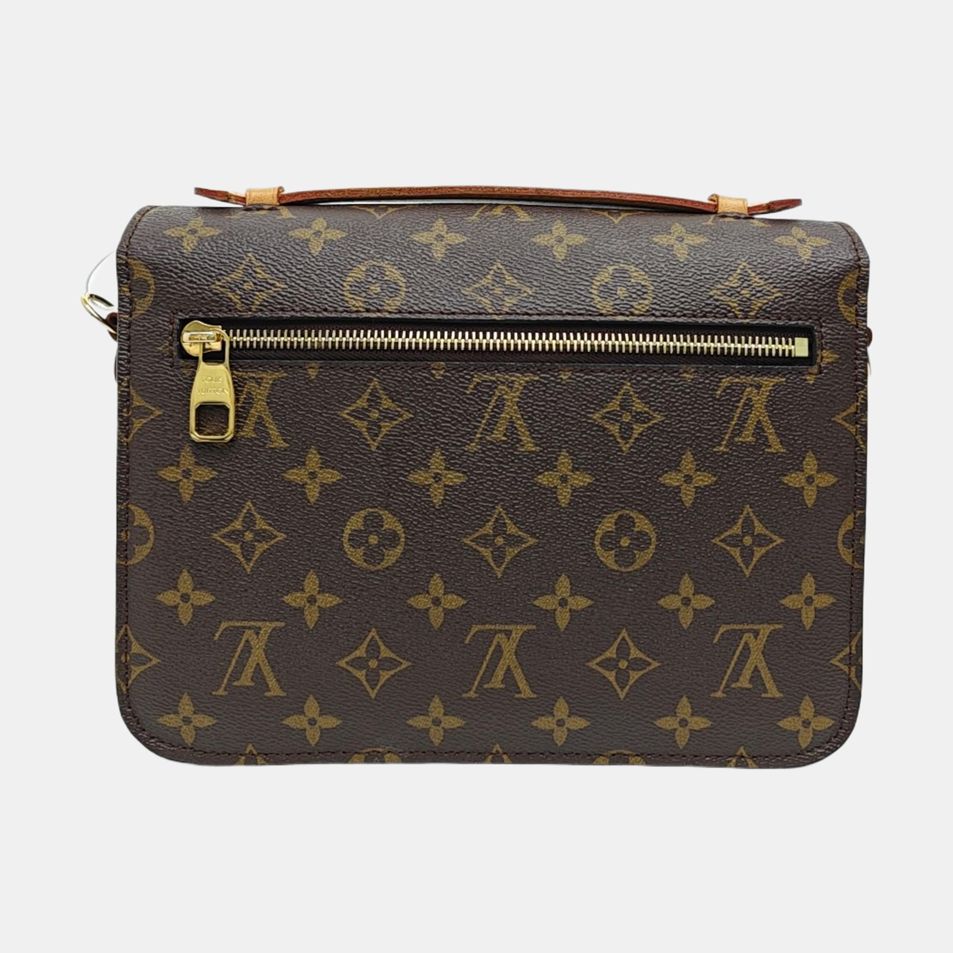 MÉTIS MM Monogram Coated Canvas Brown