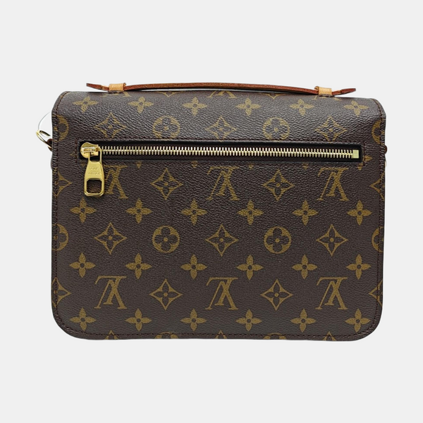 MÉTIS MM Monogram Coated Canvas Brown