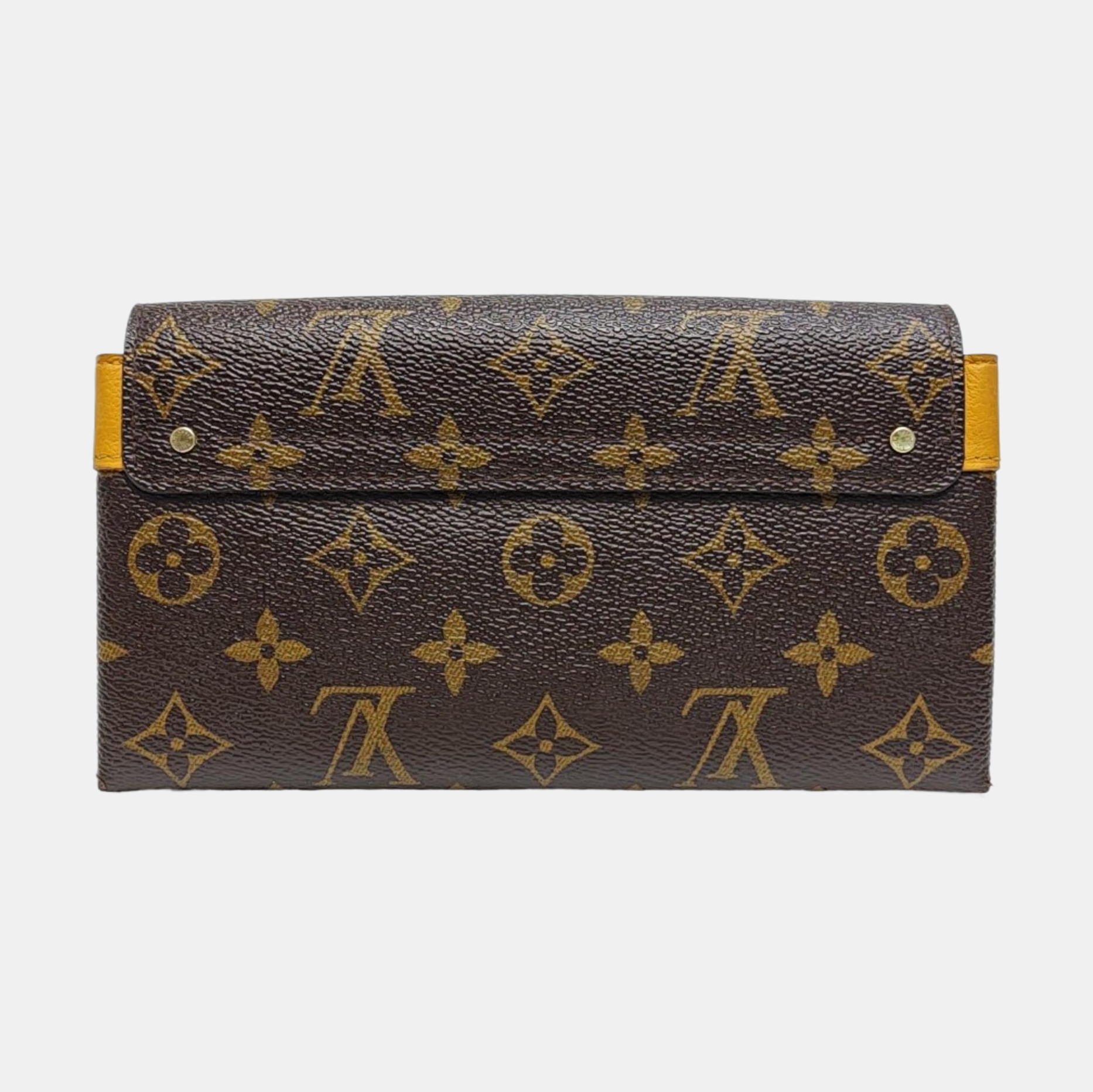 ELYSEE Monogram Coated Canvas Brown