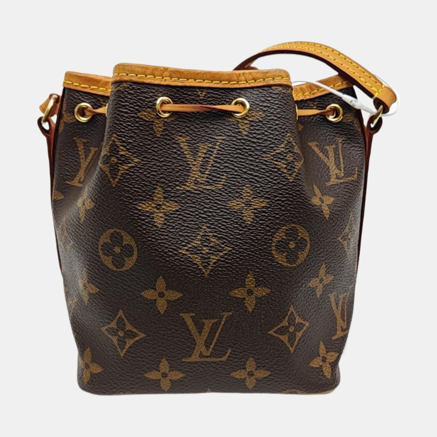 NÉONOÉ Nano Monogram Coated Canvas Brown
