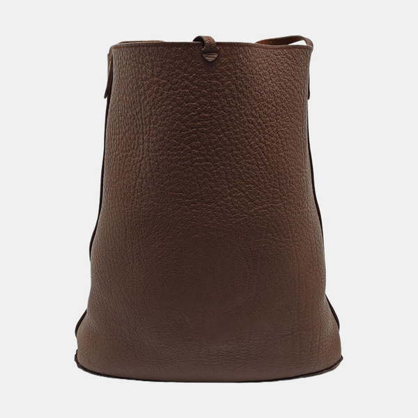 Calfskin Bucket Bag Brown