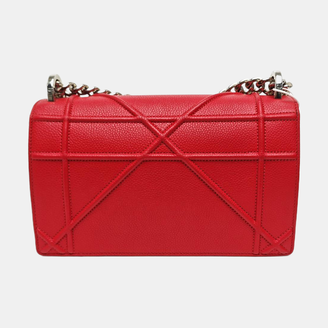 Diorama Small Cannage Calfskin Red