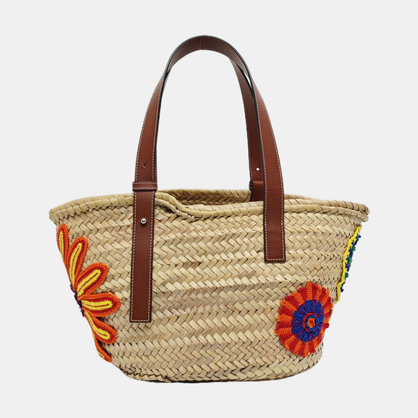 Basket Straw Yellow