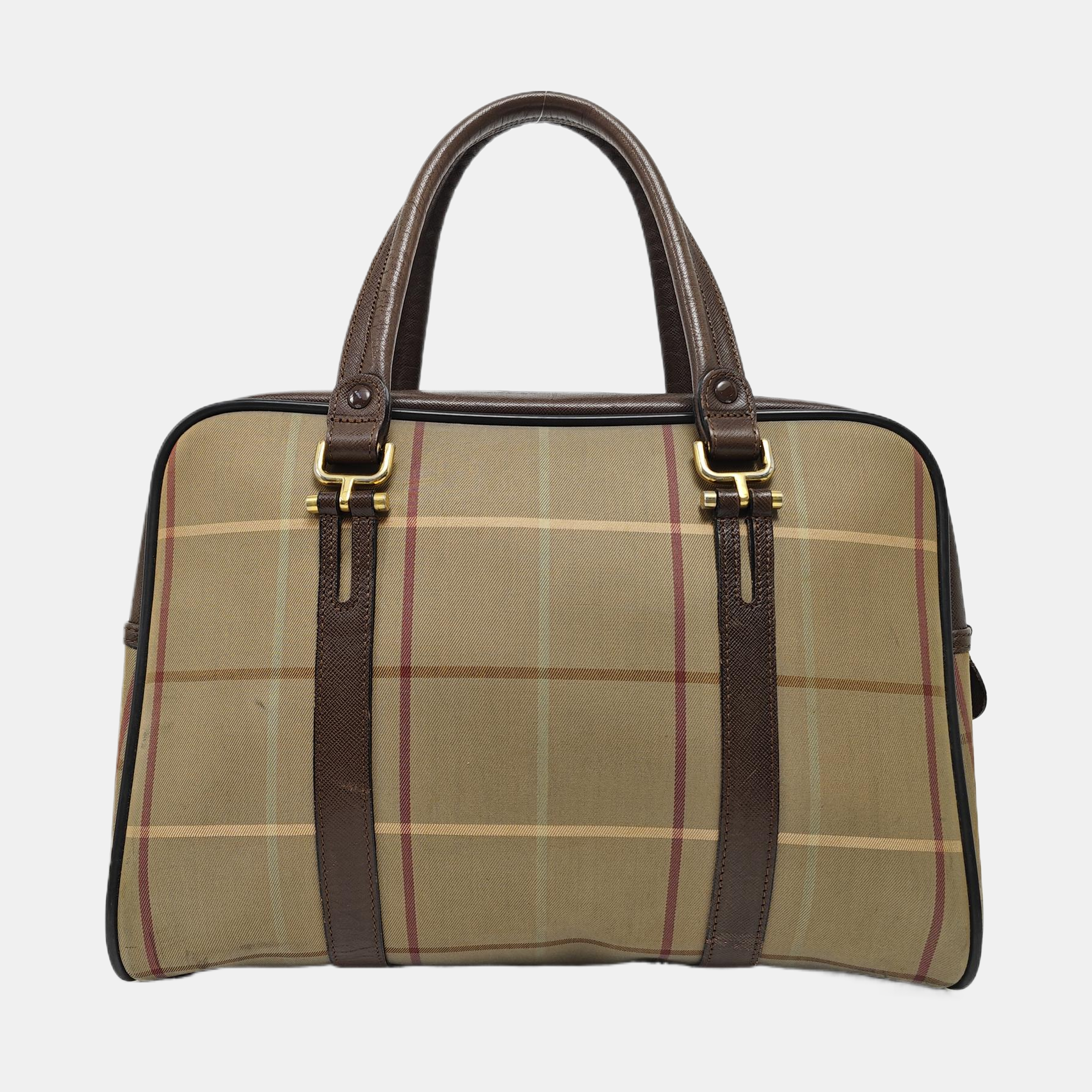 Canvas Top Handle Bag Beige