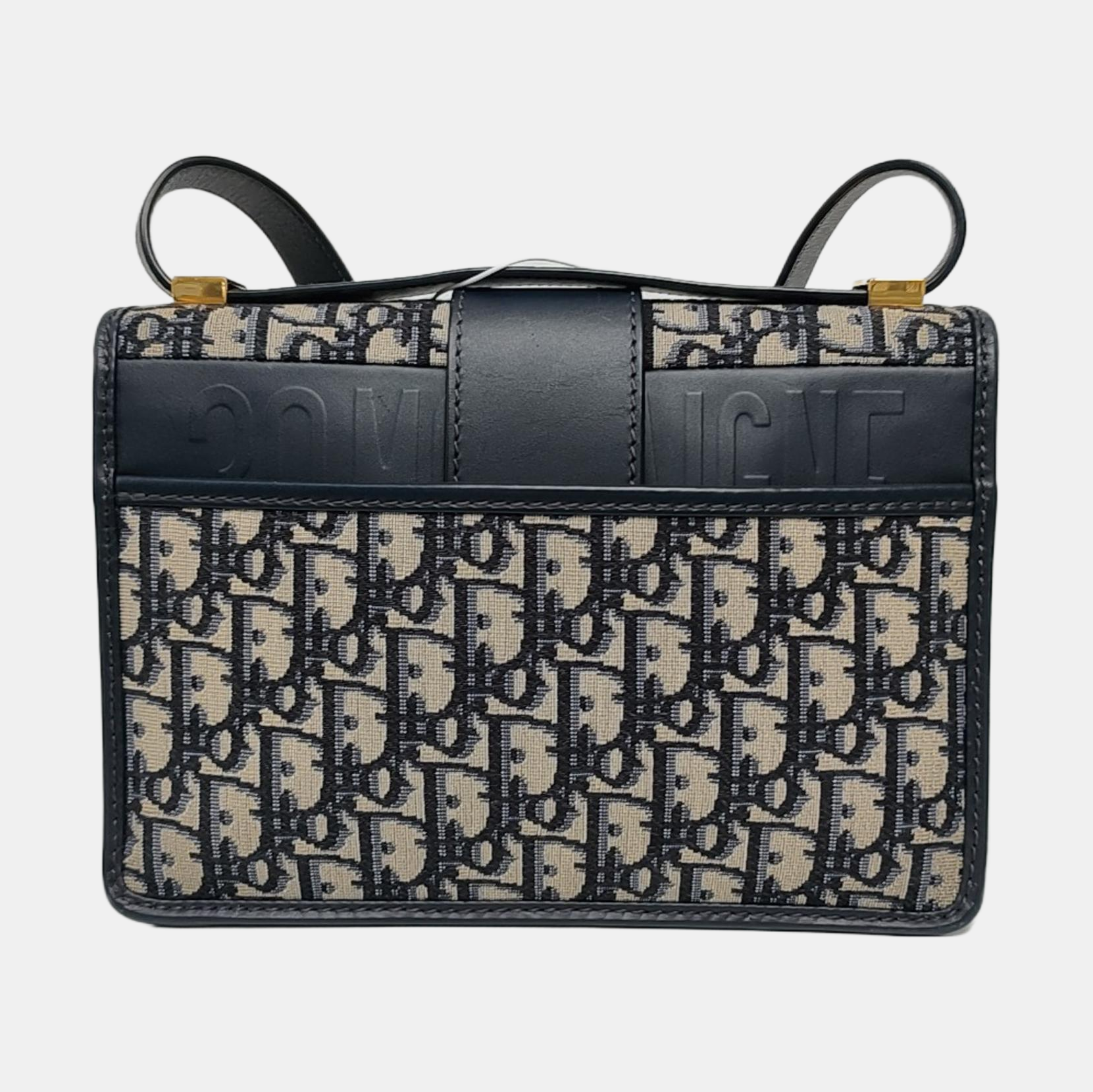 30 Montaigne Oblique Canvas Blue
