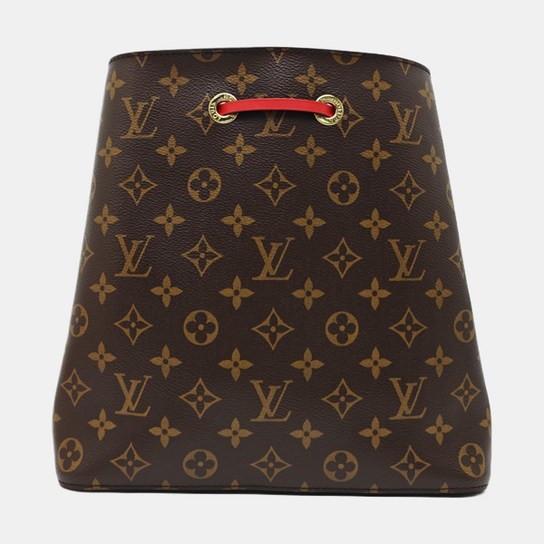 NÉONOÉ MM Monogram Coated Canvas Brown