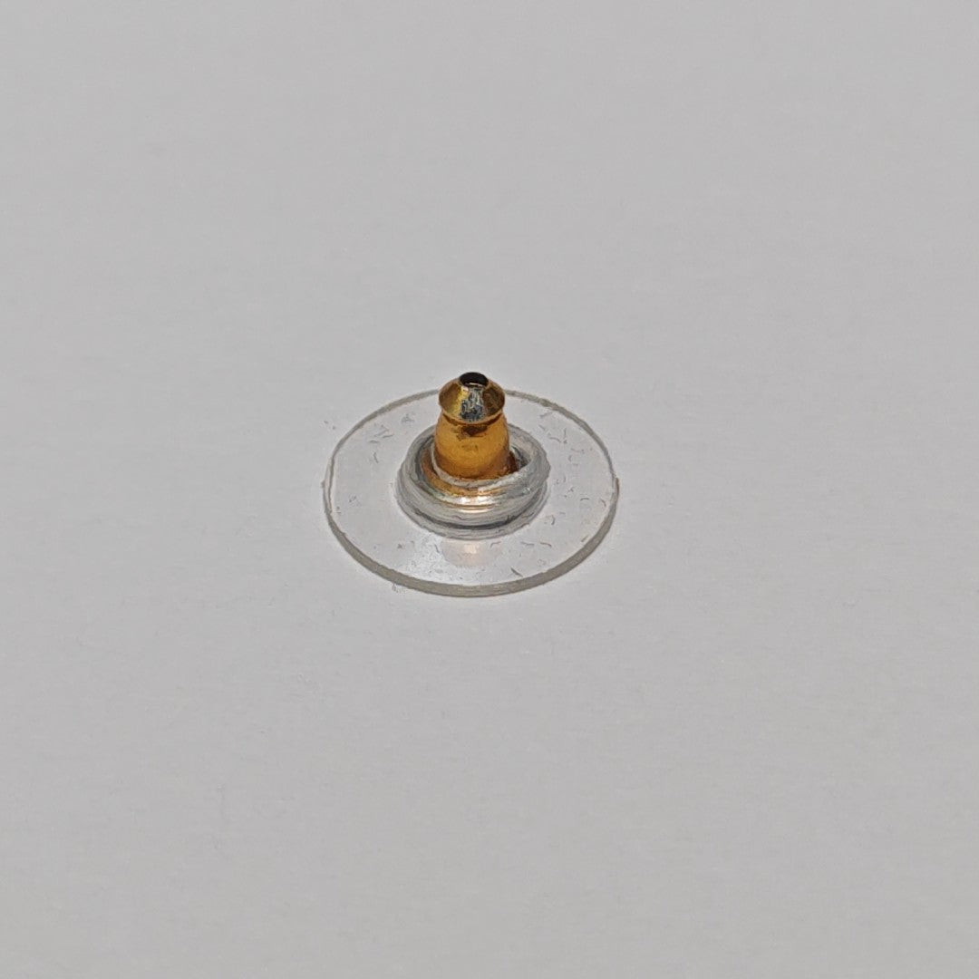 Metal Black Stud Earrings
