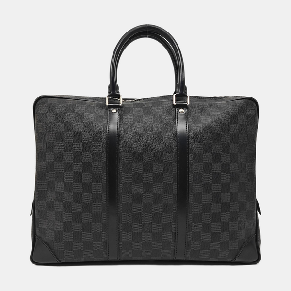 PORTE-DOCUMENTS Damier Graphite Coated Canvas Black