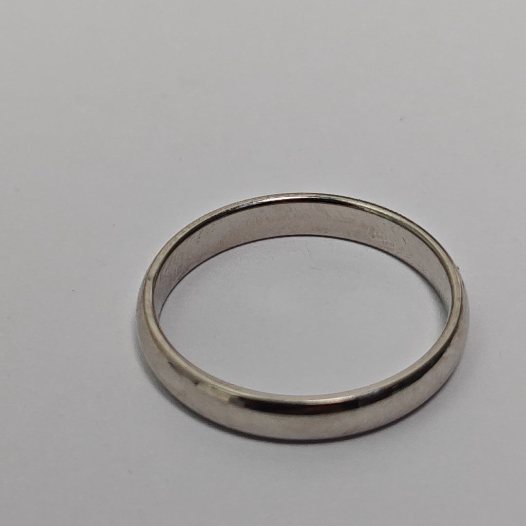 Tendrement Platinum 950 Silver Ring EU 52