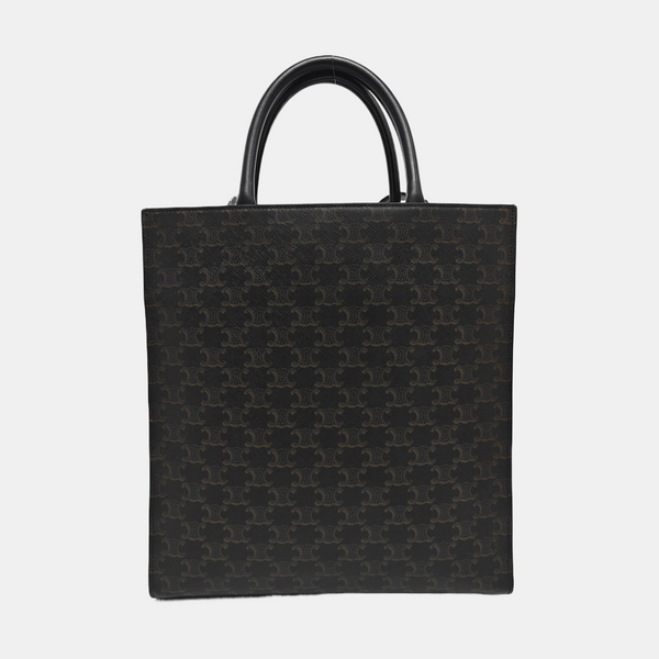 CABAS CELINE Small Coated Canvas Black