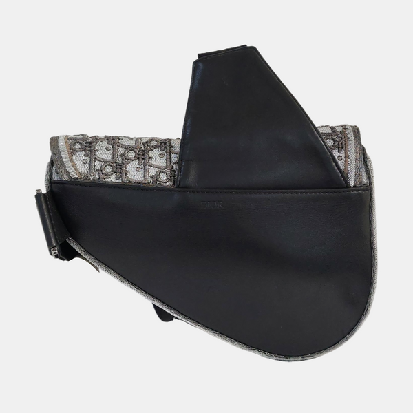 Saddle Medium Oblique Fabric Gray