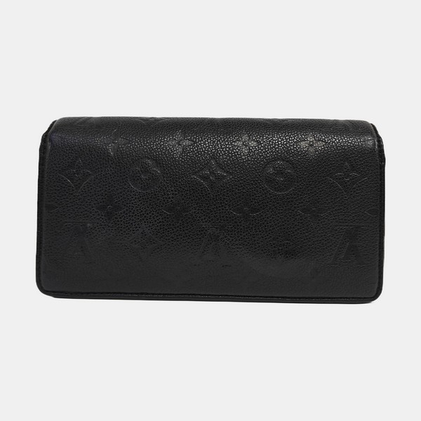 Lily Monogram Calfskin Black