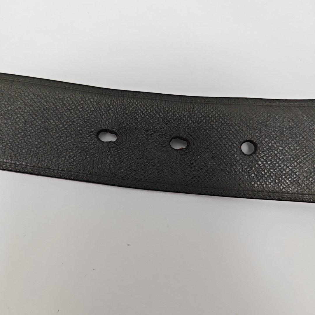 Leather Belt Gray