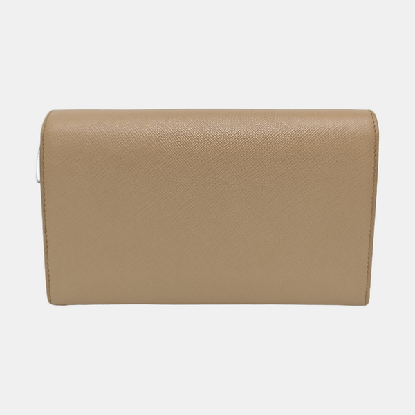 Fiocco Bow Saffiano Calfskin Beige