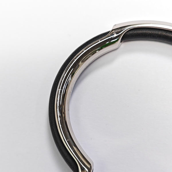 Leather Black Bangle