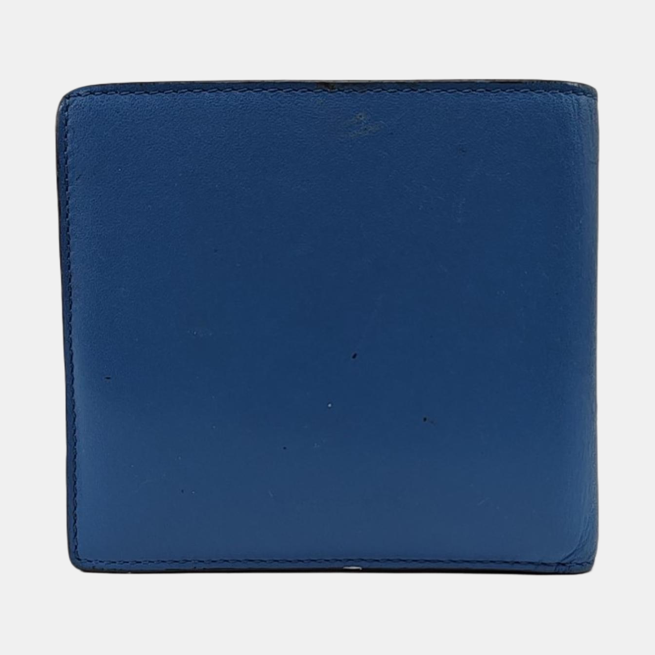 Rainbow Calfskin Blue Wallet