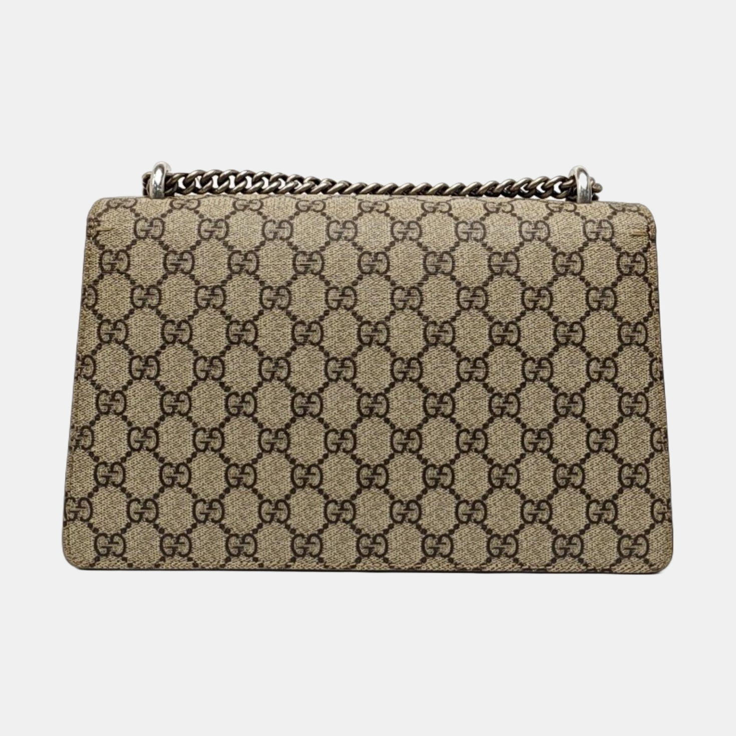 Dionysus Small Monogram Coated Canvas Black