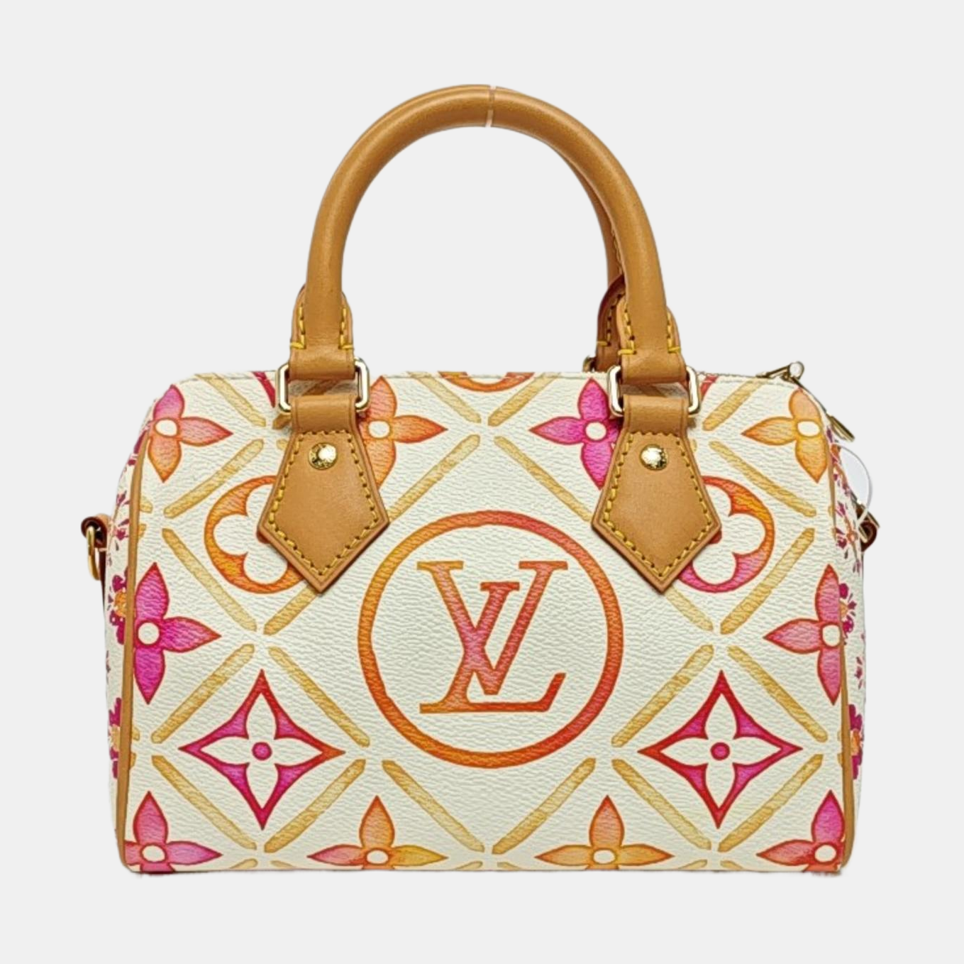 Authenticated pre-owned  SPEEDY Monogram Calfskin White - Shoulder Bag at Looply